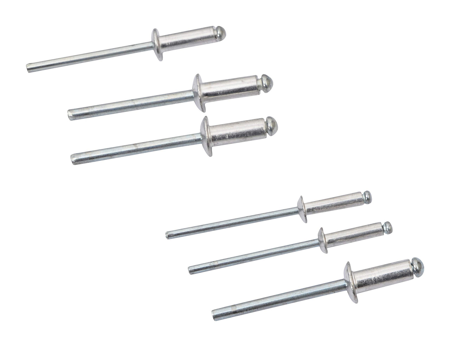 BITCORP DIY HARDWARE 345ABRS Metal Assorted Blind (Pop) Rivets In Three Sizes (Pack of 345)