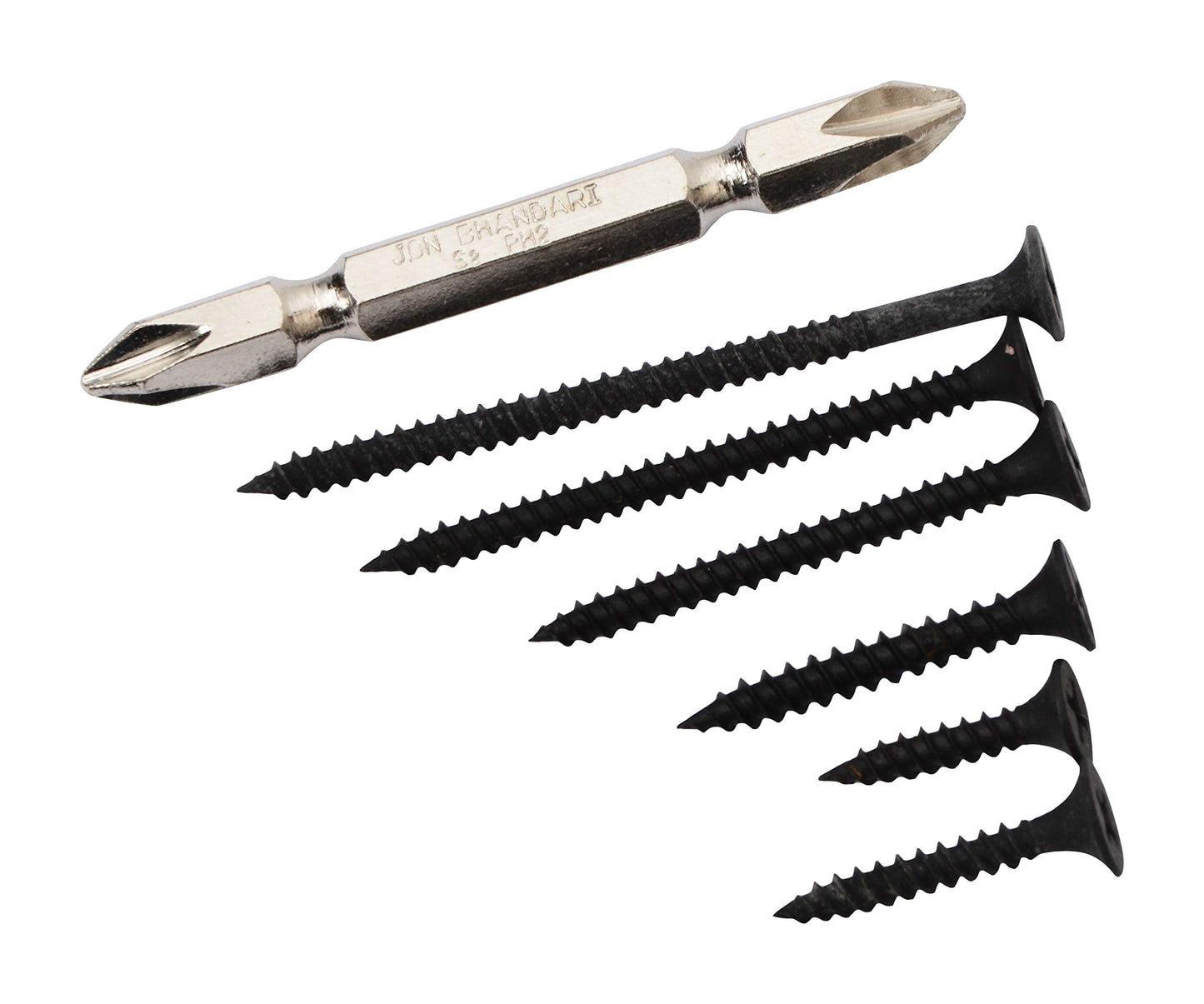 BITCORP DIY Hardware 601ASDS Metal Assorted Self Drilling Philips Black Oxide Fine Threaded Screws (Pack of 601)