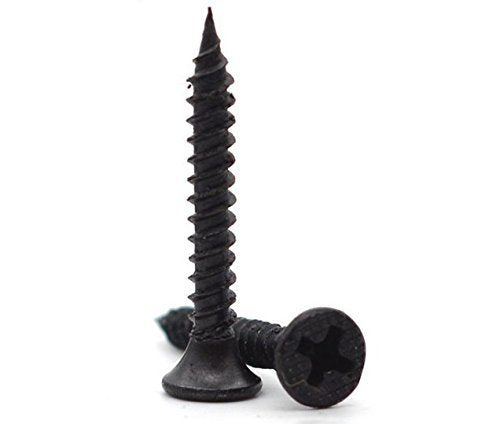 BITCORP DIY Hardware (Drywall Screw (Black), 1.25 Inch)