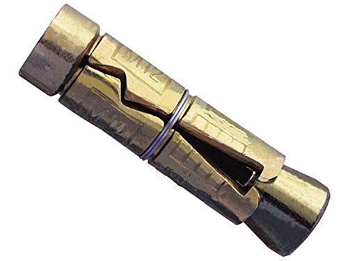 BITCORP Wall Anchor Fasteners Size 6 mm to 12 mm Pack of 12 PCS (Gold) (12mm)