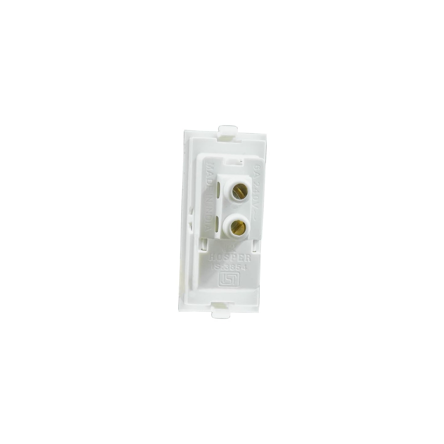 BITCORP 6 A Modular Switch One Way Electrical Modular Switch in White Colour