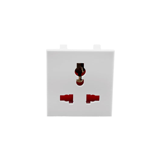 BITCORP Modular International Socket in Standard Size and White Color