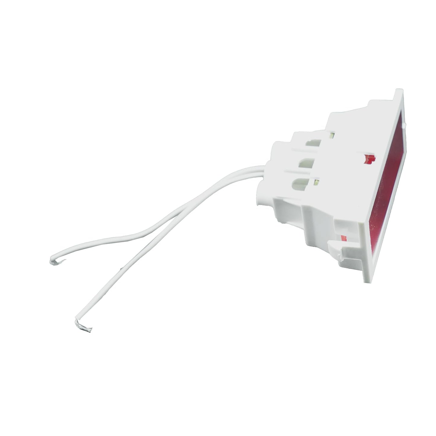 BITCORP Modular Red Electrical Indicator in White Colour