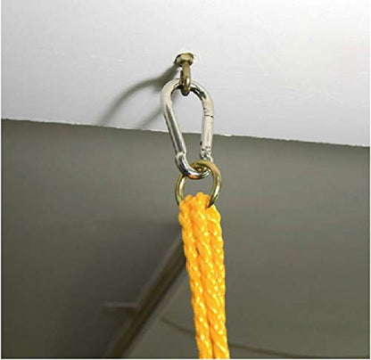 BITCORP Expansion Screws Closed Hook Anchor Bolts for Wall Concrete Brick, Gold, Set of 2