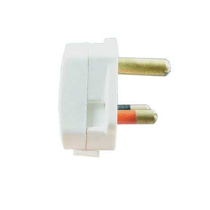 BITCORP 25A Super 3 pin plug High Resistance Long Lasting Multipurpose Plug top in White Colur