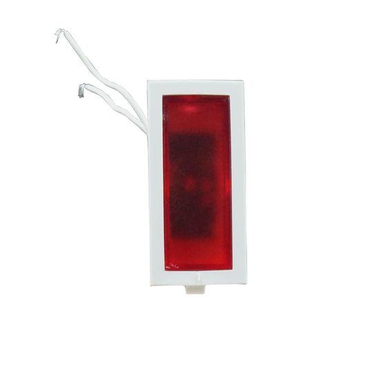 BITCORP Modular Red Electrical Indicator in White Colour