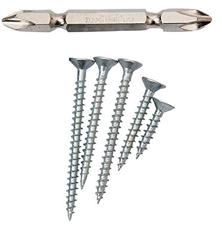 BITCORP Different size drywall screws pack of 125 (metal)(silver)