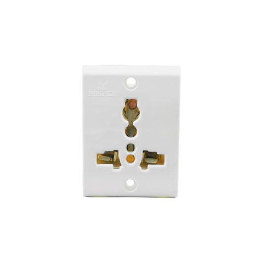 BITCORP 6A 5 Pin Non Modular Electrical Socket Elegant Design in White Colour