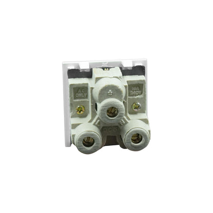BITCORP 16A Socket with Shutter Module Universal Socket Safety Shutter white color