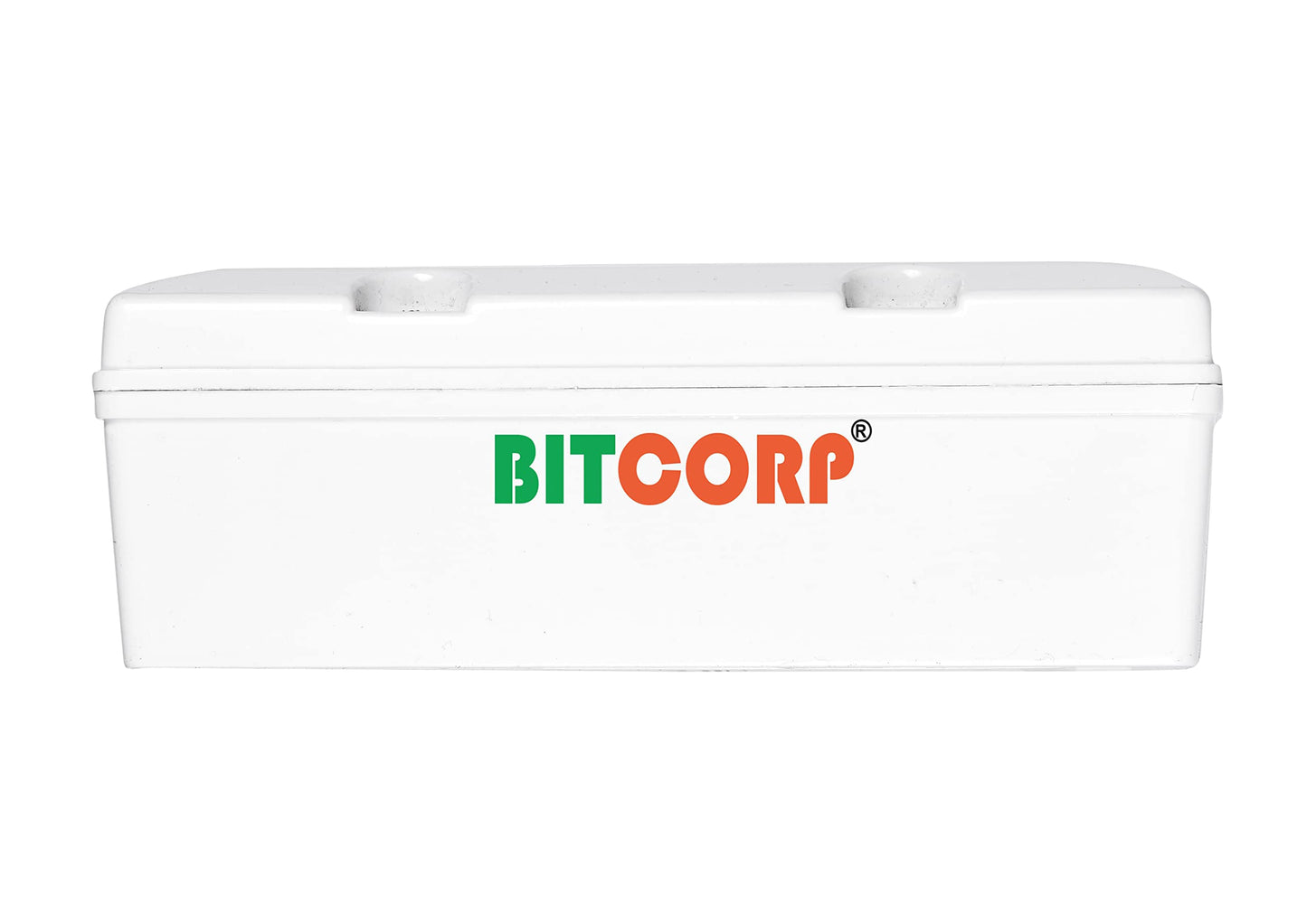 Bitcorp Junction Box, 3 Socket 3 Mcb, 4000W 16A Plug Box Spike Buster with Surge Protector, 3 Meter Extension Cable Power Cord for Home, Office, Cooler, Fridge, AC (White) 220V