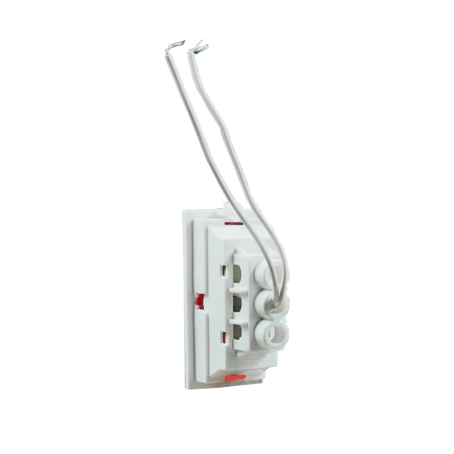 BITCORP Modular Red Electrical Indicator in White Colour