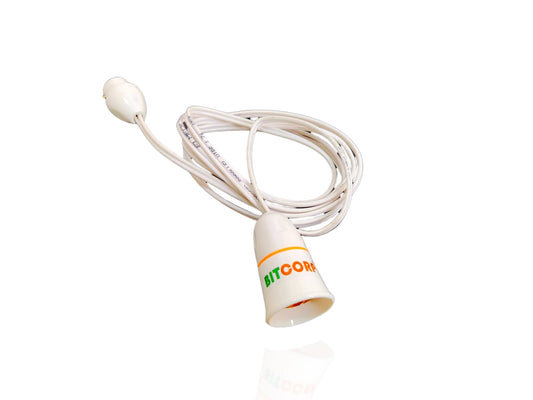 BITCORP Bulb Holder extension B 22 Socket with Flexible Wire & Adaptor Plug for Multipurpose Use Experiments,Parties,Festive Decorations,Diwali,Christmas,etc