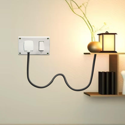 BITCORP 6 A 3 Pin top Plug Plastic White Long Life Elegant Design Plug