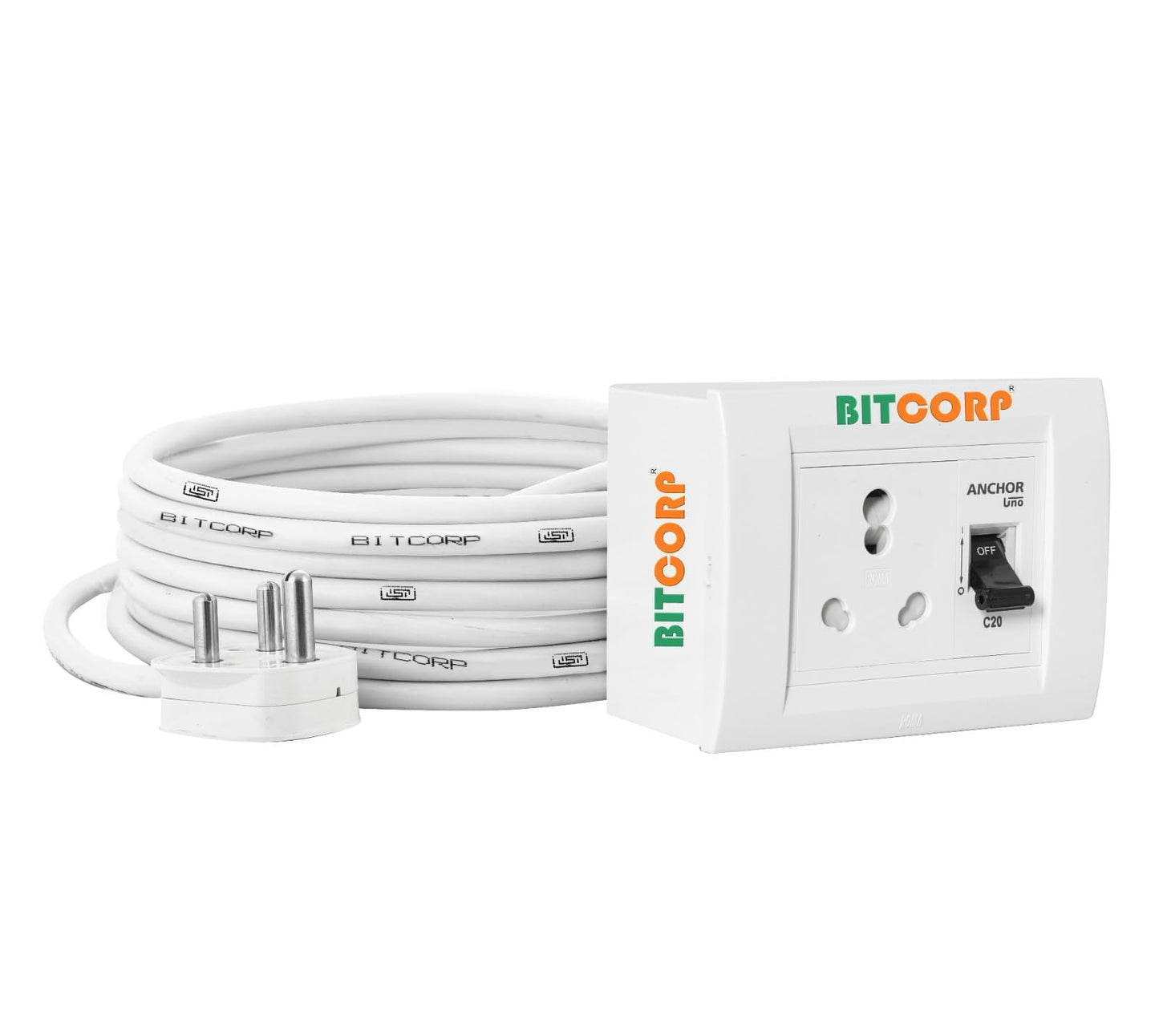 BITCORP Heavy Duty AC Box with MCB