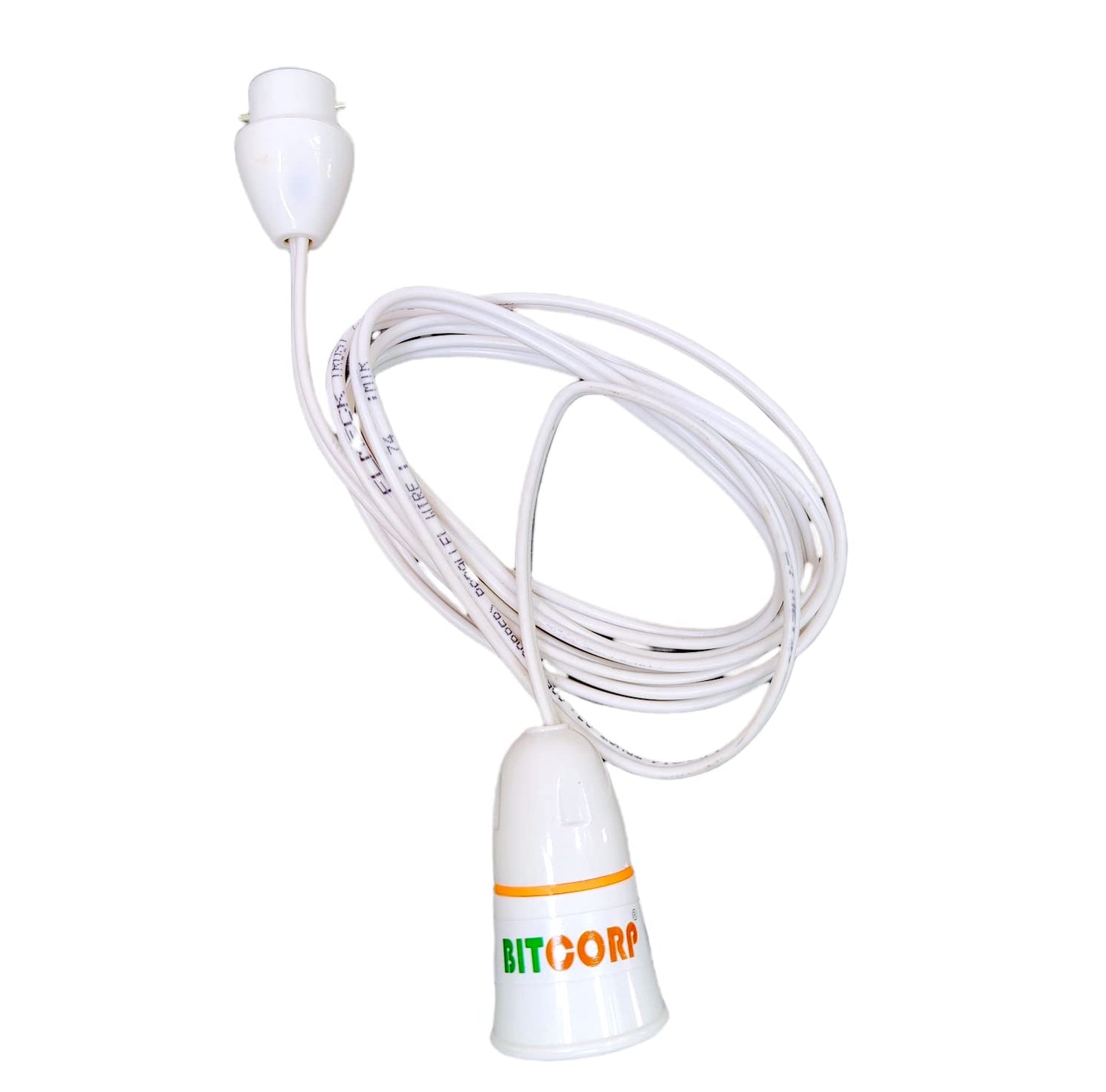 BITCORP Bulb Holder extension B 22 Socket with Flexible Wire & Adaptor Plug for Multipurpose Use Experiments,Parties,Festive Decorations,Diwali,Christmas,etc
