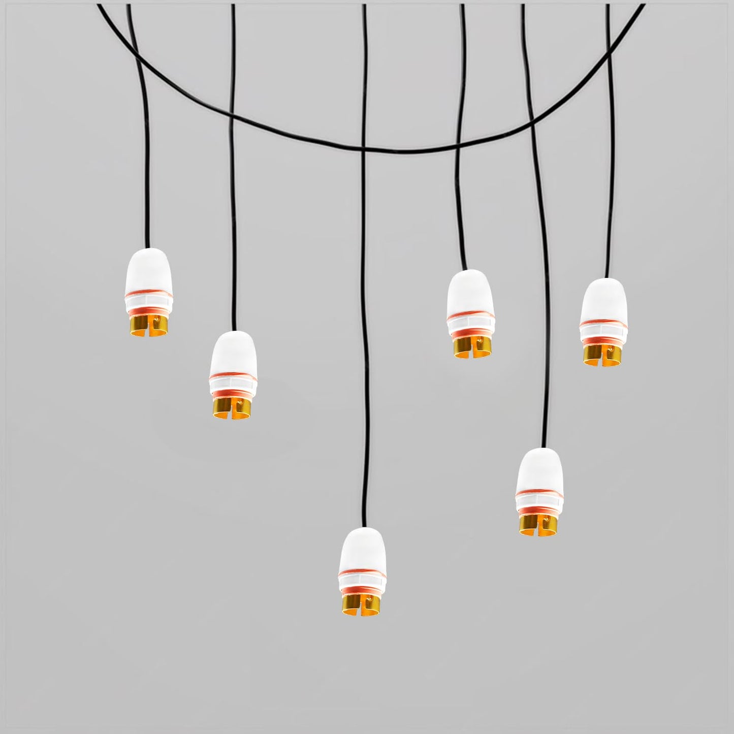 BITCORP Pendant Bulb Holder for Wall Batten Lamp Home Bulb Socket Holder Multipurpose Use