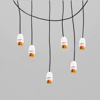 BITCORP Pendant Bulb Holder for Wall Batten Lamp Home Bulb Socket Holder Multipurpose Use