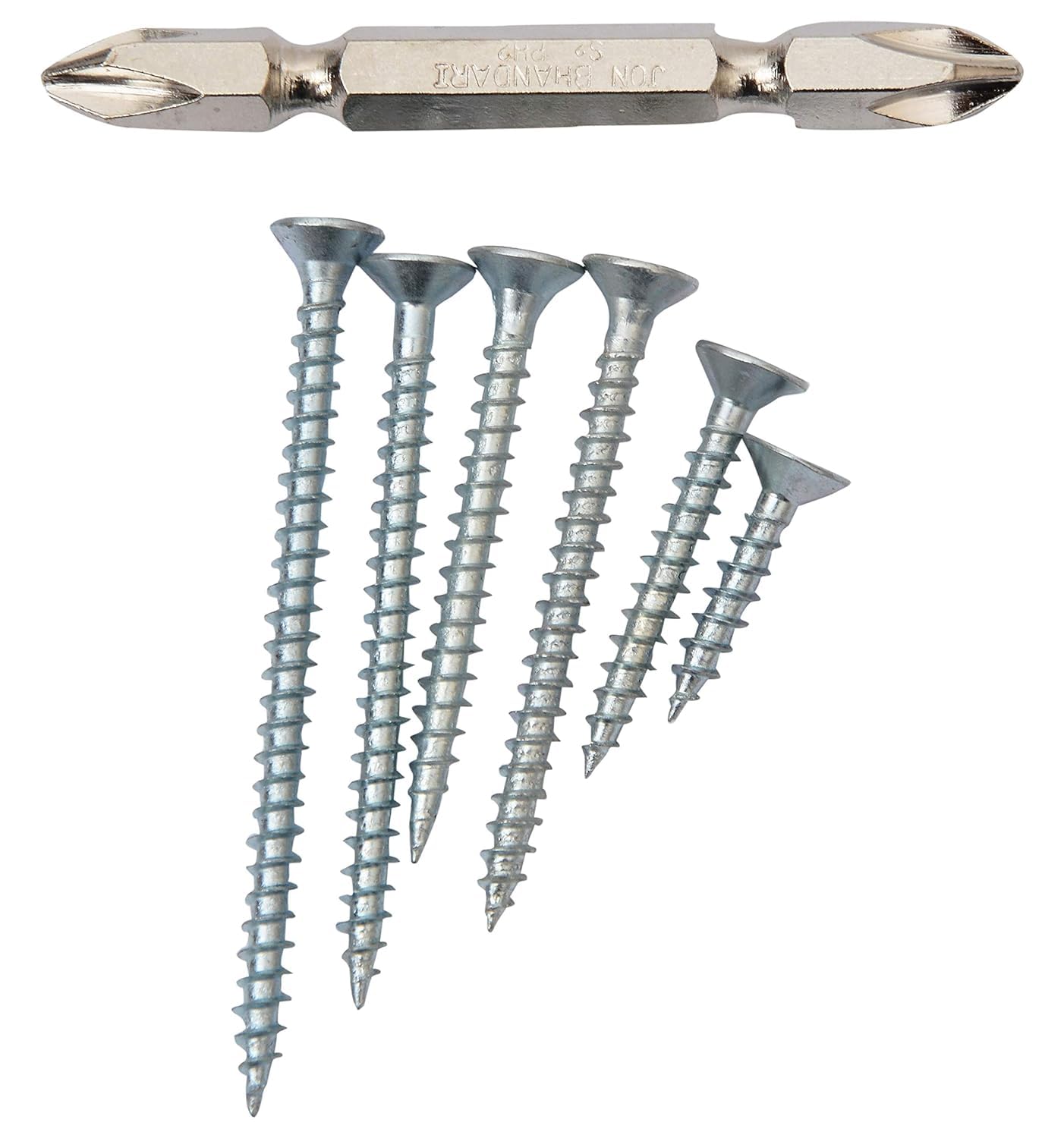 BITCORP Stainless Steel Star Head Screws for Fixing Wood, Plywood, Paster Boards, Dry Wall Screw - 0.5 inch (Pack of 150)