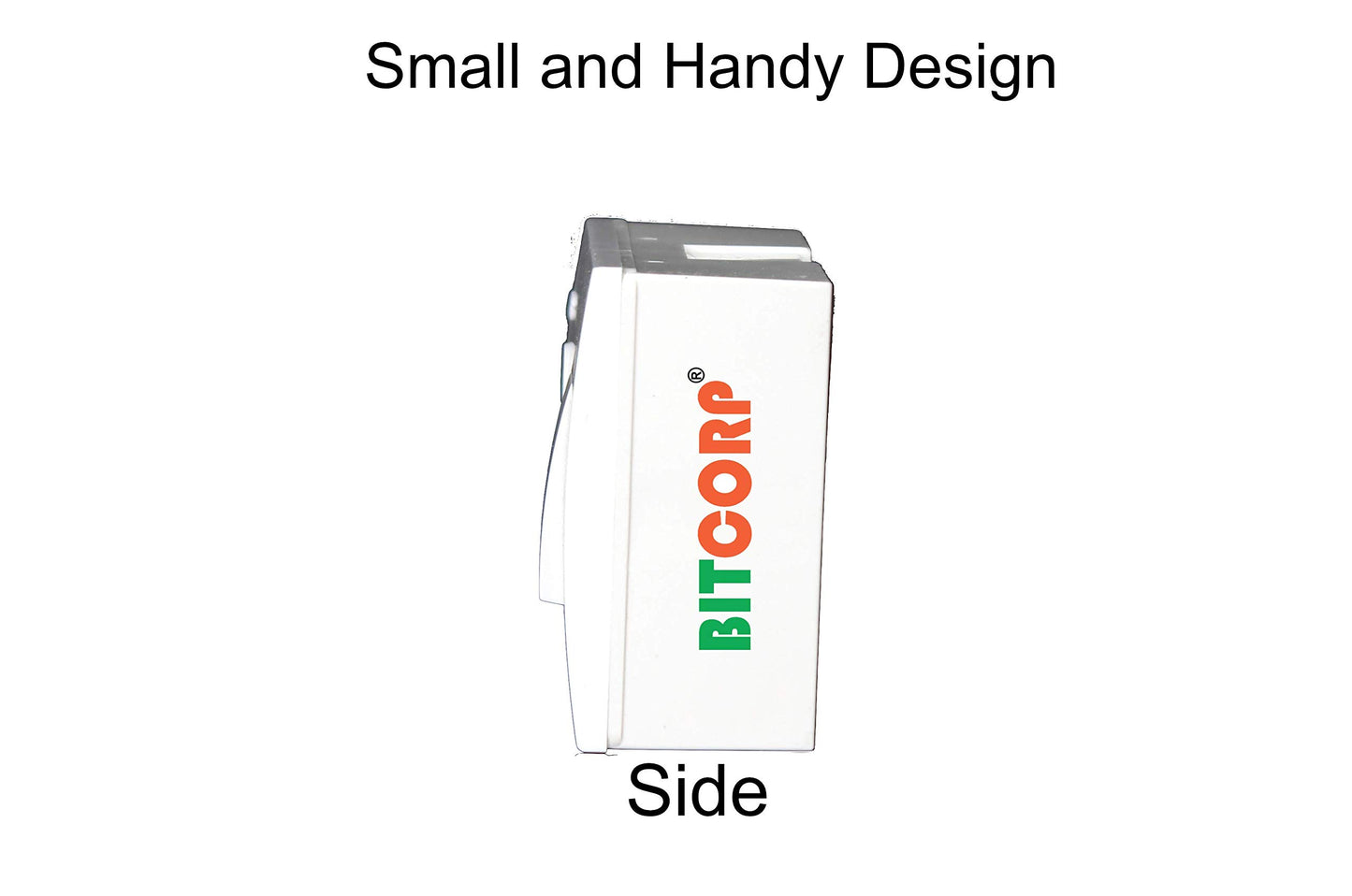 Bitcorp Extension Board 1 Socket 1 Switch 6A, 1500W Heavy Duty Power Strip with Surge Protector Electric Power Extension Cord for Home Gadgets, Office, Pc, Cooler, Fridge (White) 220 Volts