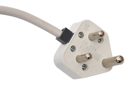 BITCORP Extension Board 3 Meter 2.5 mm Extension Long Wire Cable Cord With 15A 16A Plug (Polycarbonate) (White)