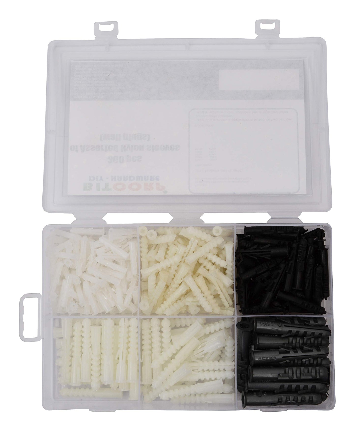 BITCORP DIY Hardware (Kit, Assorted Sleeves(Pack of 360))