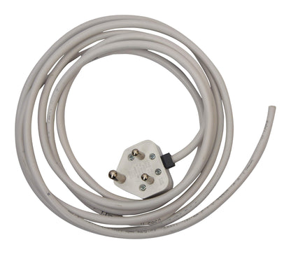 Bitcorp Extension Board 2500W, 240V, Extension Wire with 16A amp Plug , 2 Meter Cable Cord (Polycarbonate) (White)