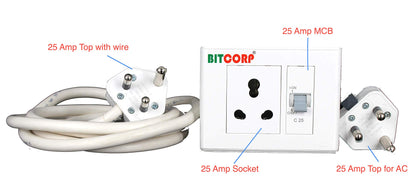 BITCORP Heavy Duty AC Box with MCB