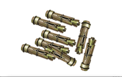 BITCORP Wall Anchor Fasteners Size 6 mm to 12 mm Pack of 12 PCS (Gold)