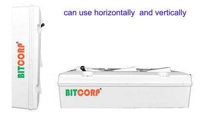Bitcorp 16A 20A 25A Heavy Duty International Extension Board 6 Socket 6 (6000W) Surge Protector with Meter Long Wire Cable for Ac, Refrigerator, Washing Machine, Microwave & Large Appliances