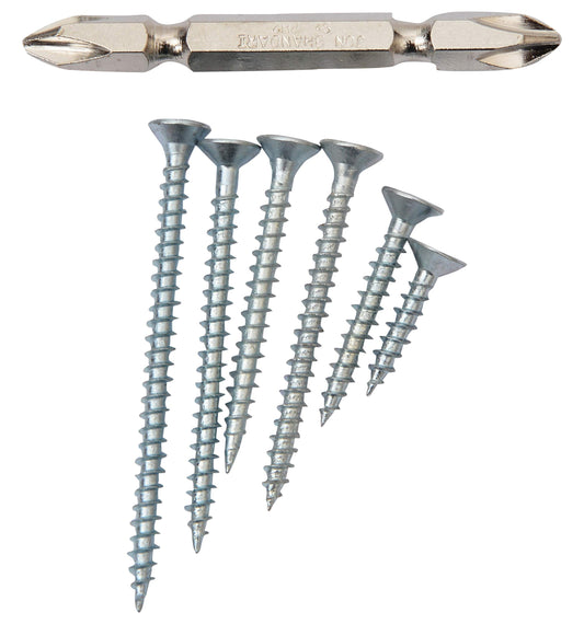 BITCORP Stainless Steel Star Head Screws for Fixing Wood, Plywood, Paster Boards, Dry Wall Screw - (Pack of 150)