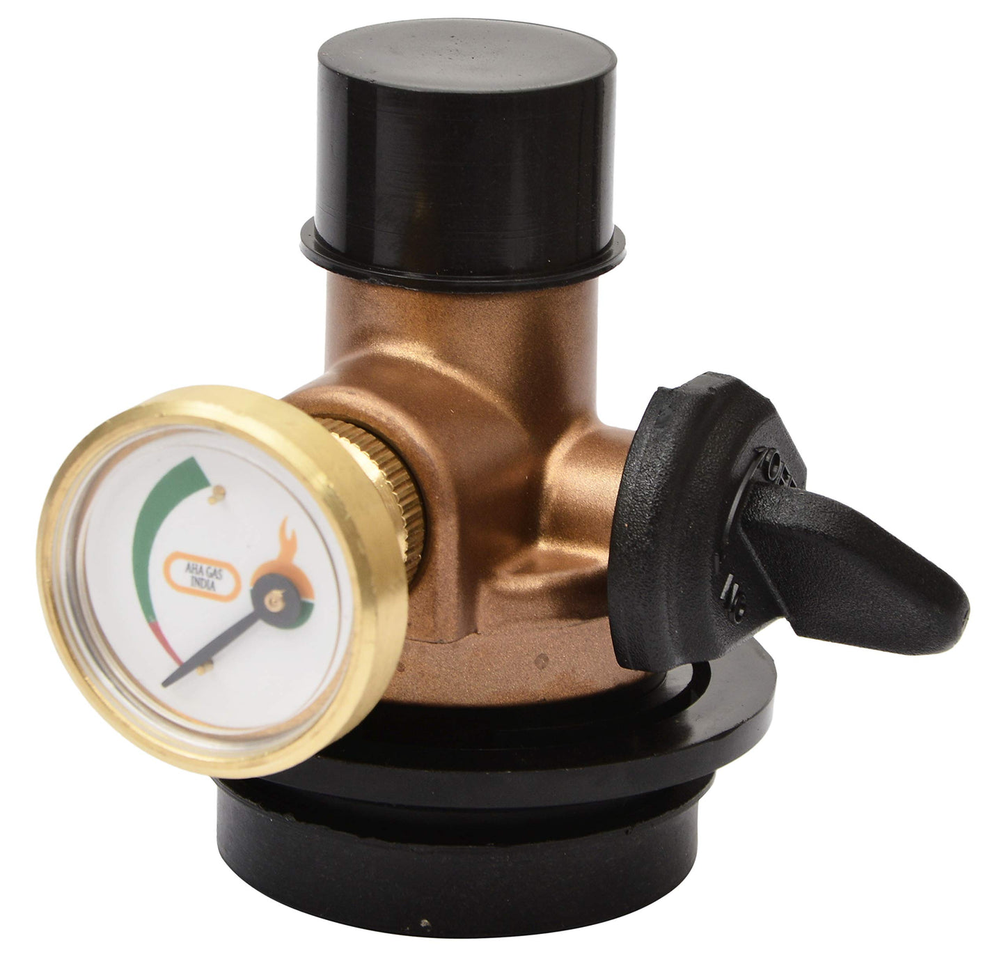 BITCORP GAS TRIP Original & Genuine Gas Safe 100% Automatic Gas Safety Device, Gas Leakage Detector, 100% Auto Cut Off, Golden (GOLD)(pack of 1)