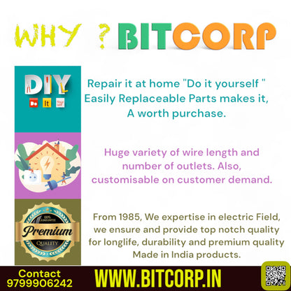 BITCORP Heavy Duty AC Box with MCB