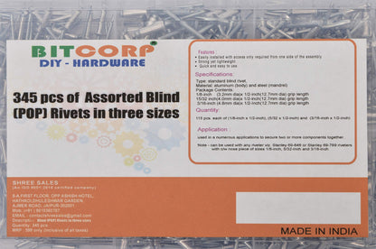 BITCORP DIY Hardware (Kit, Assorted Metal Blind)