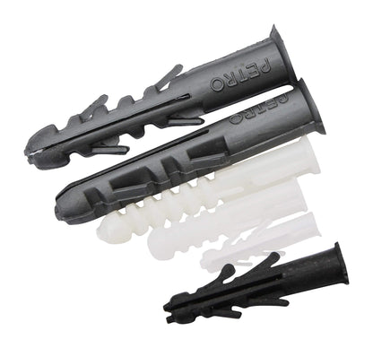 BITCORP DIY Hardware 401ASNS Metal Assorted Screws and Nylon Sleeves (Pack of 210)