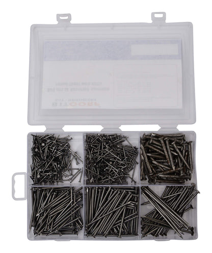 BITCORP DIY Hardware 800ACR Metal Assorted Common Round Wire Nails (Pack of 800)