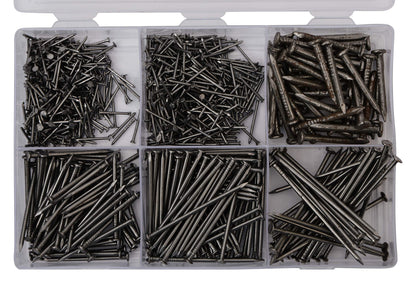 BITCORP DIY Hardware 800ACR Metal Assorted Common Round Wire Nails (Pack of 800)