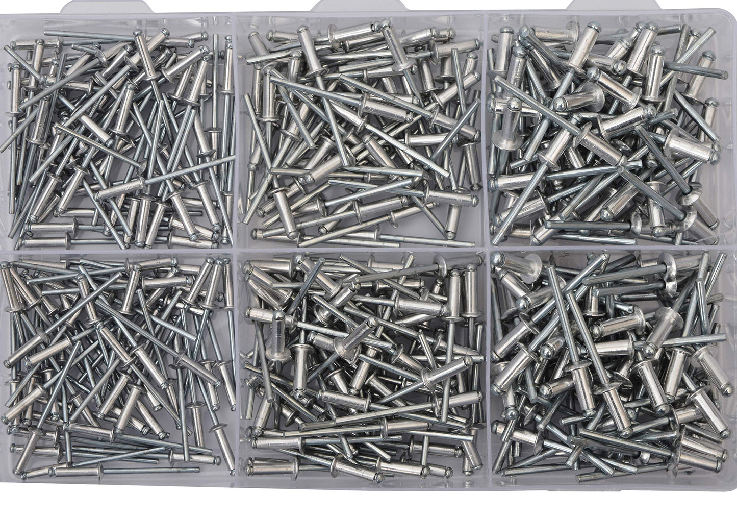 BITCORP DIY HARDWARE 345ABRS Metal Assorted Blind (Pop) Rivets In Three Sizes (Pack of 345)
